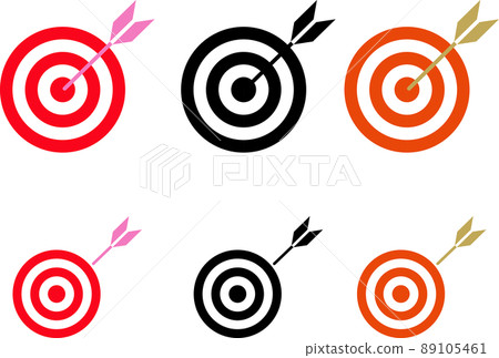 An icon that hits an arrow and is out of the question set 89105461