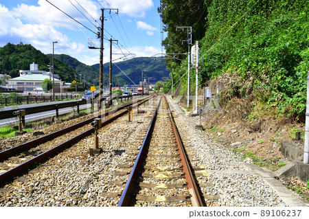 2021年從山陽本線廣島站到白市站的列車窗口及周邊景色 89106237