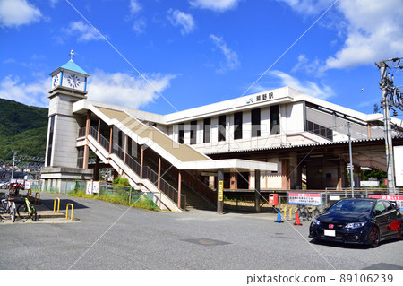 View from the train window and surrounding scenery on the JR West Sanyo Main Line from Hiroshima Station to Shiraichi Station (2021) 89106239