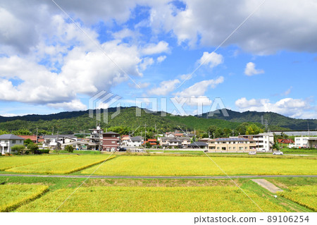 2021年從山陽本線廣島站到白市站的列車窗口及周邊景色 89106254