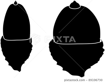 Acorn silhouette material Acorn silhouette material 89106730