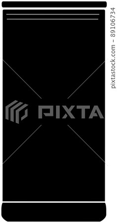 Simple can silhouette material Simple can silhouette material 89106734