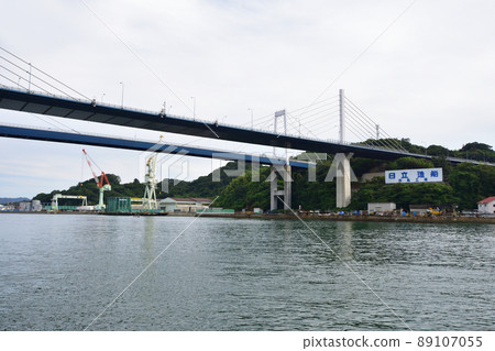 廣島縣尾道市的風景（多雲的天空） 89107055