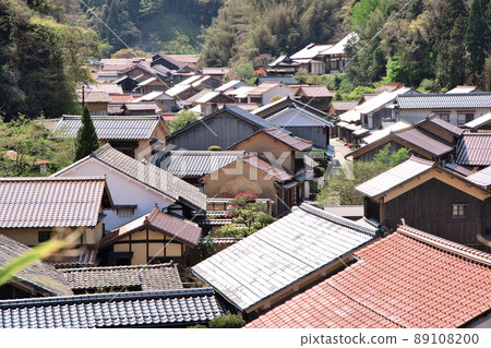 <島根縣>世界遺產石見銀山大森街景 <島根縣>世界遺產石見銀山大森街景 89108200