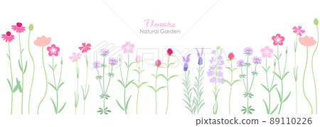 Natural cute pink flowers 89110226