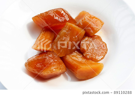 Thai Food Dessert, Sweet Potato In Syrup Thai Food Dessert, Sweet Potato In Syrup 89110288