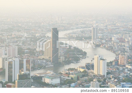 bangkok, evening scene, cityscape 89110938