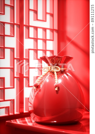 3D rendered Chinese style concept illustration 3D rendered Chinese style concept illustration 89111255