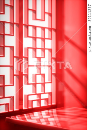 3D rendered Chinese style concept illustration 3D rendered Chinese style concept illustration 89111257