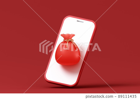 3D rendered Chinese style concept illustration 3D rendered Chinese style concept illustration 89111435