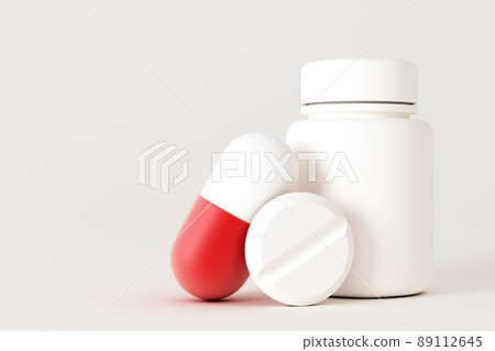 3D rendered medical theme concept illustration 3D rendered medical theme concept illustration 89112645