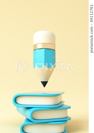 3D rendered educational theme concept illustration 89112761
