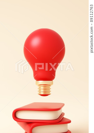 3D rendered educational theme concept illustration 3D rendered educational theme concept illustration 89112763