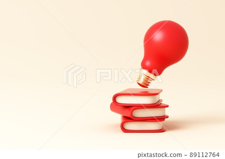 3D rendered educational theme concept illustration 3D rendered educational theme concept illustration 89112764