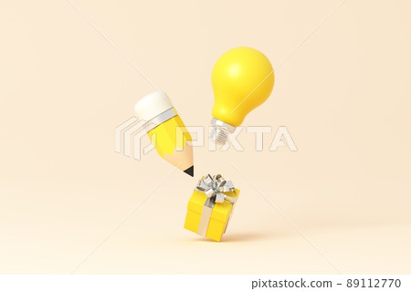 3D rendered educational theme concept illustration 89112770