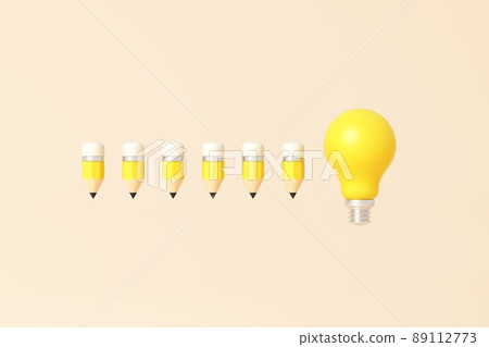 3D rendered educational theme concept illustration 3D rendered educational theme concept illustration 89112773