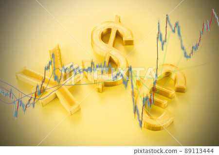 日元美元歐元外彙的形象 89113444