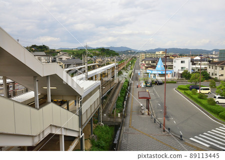 廣島縣東尾道站風景 廣島縣東尾道站風景 89113445