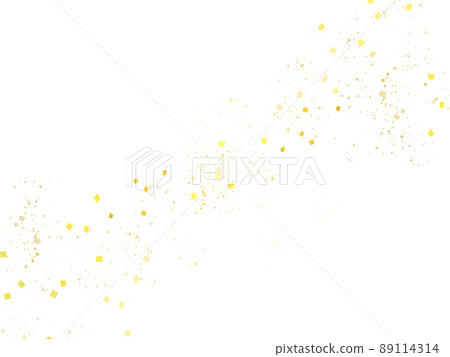 Simple Japanese style background with gold leaf scattered 89114314
