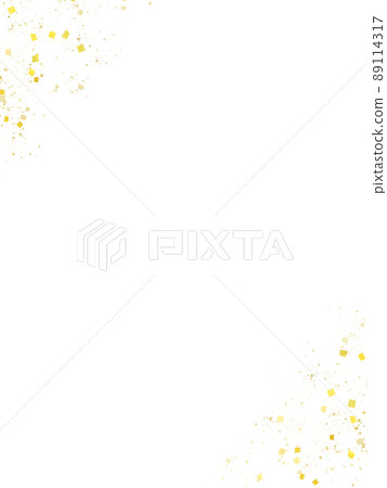Simple Japanese style background with gold leaf scattered 89114317