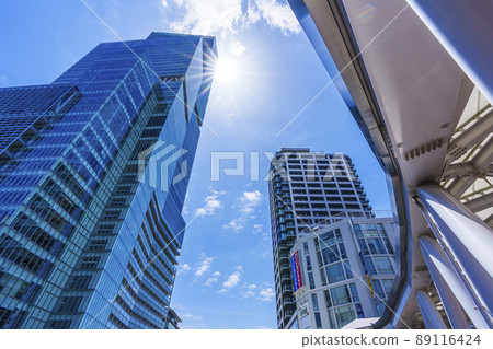 Central buildings of Tennoji 89116424