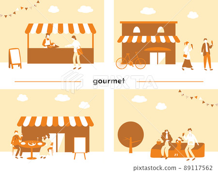 People who enjoy food set 89117562