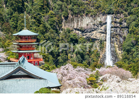 << Wakayama Prefecture >> Nachi Falls, a scenic spot in Japan 89118854