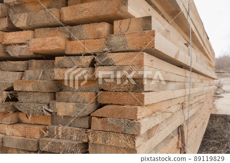 Wood stack storage of timber materials and lumber pile industry 89119829