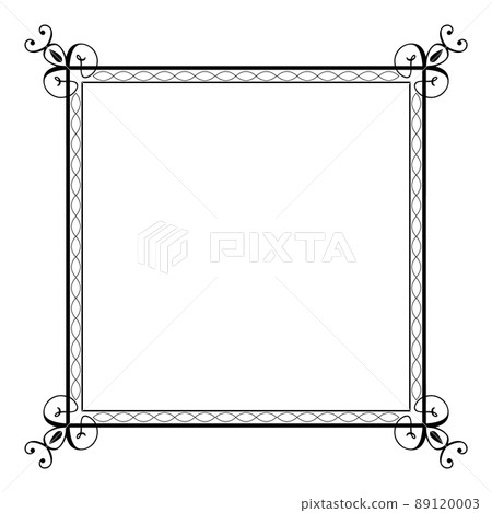 Simple square frame - Stock Illustration [89120003] - PIXTA