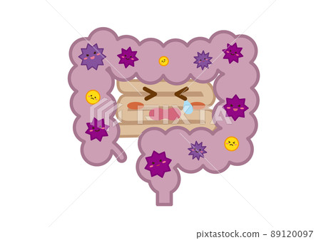 Unhealthy large intestine 89120097