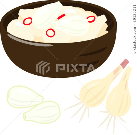 Sweet and sour pork pickled with rakkyo 89123211