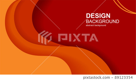 Dark red horizontal abstract design template...-插圖素材 [89123354] - PIXTA圖庫