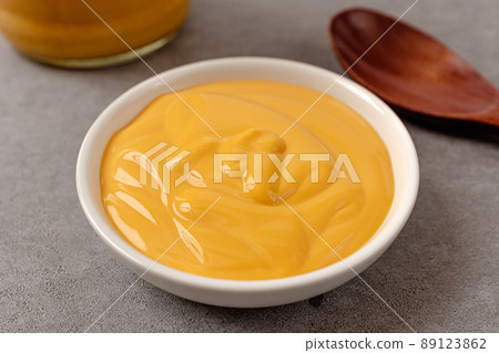 Cheddar cheese salty dip sauce Cheddar cheese salty dip sauce 89123862