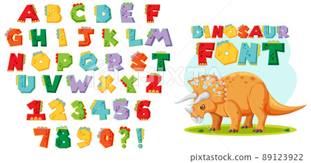 Font design for english alphabets and numbers Font design for english alphabets and numbers 89123922