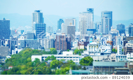 Tilt shift around Tennoji Tilt shift around Tennoji 89124039