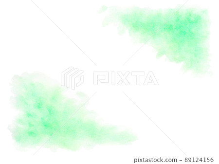 Fresh green image watercolor analog copy space background texture handwritten vector 89124156