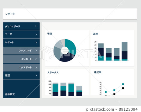 Setting screen (dashboard) 89125094