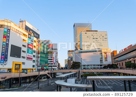 宮城縣仙台市JR仙台站西口周邊街景 宮城縣仙台市JR仙台站西口周邊街景 89125729