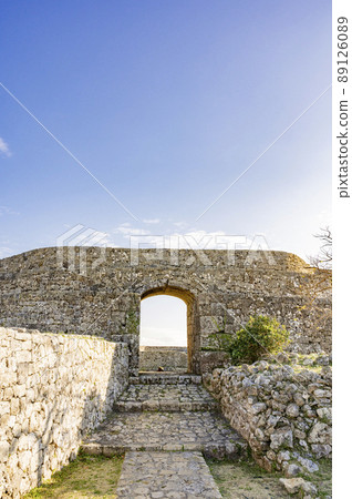 Okinawa Nakagusuku castle ruins Okinawa Nakagusuku castle ruins 89126089