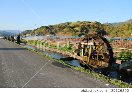 Scenery of Yasunami Waterwheel Village, Shimanto City, Kochi Prefecture Scenery of Yasunami Waterwheel Village, Shimanto City, Kochi Prefecture 89126200