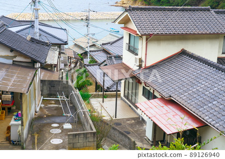Tsubaki Island / Obishi Island's largest settlement, Kasaoka City, Okayama Prefecture Tsubaki Island / Obishi Island's largest settlement, Kasaoka City, Okayama Prefecture 89126940