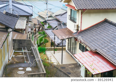 Tsubaki Island / Obishi Island's largest settlement, Kasaoka City, Okayama Prefecture Tsubaki Island / Obishi Island's largest settlement, Kasaoka City, Okayama Prefecture 89126941