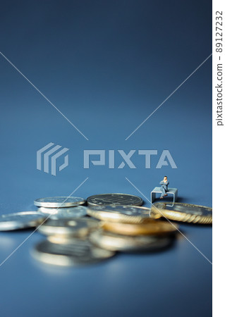 Money management miniature image (household budget, accounting, tax, income, expenditure) Money management miniature image (household budget, accounting, tax, income, expenditure) 89127232