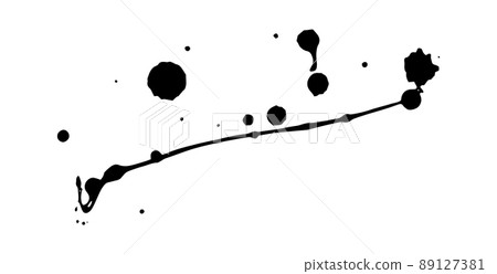 Ink splash collection. Black paint vector splatter. Spray drop texture. Circle watercolor grunge spatter Ink splash collection. Black paint vector splatter. Spray drop texture. Circle watercolor grunge spatter 89127381