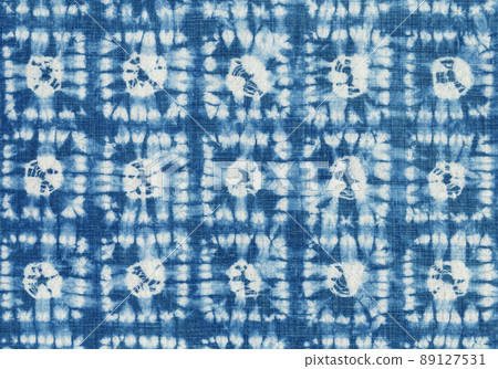 Indigo tie-dye, discolored hanada Indigo tie-dye, discolored hanada 89127531