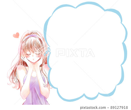 Enchanted woman love balloon Enchanted woman love balloon 89127918