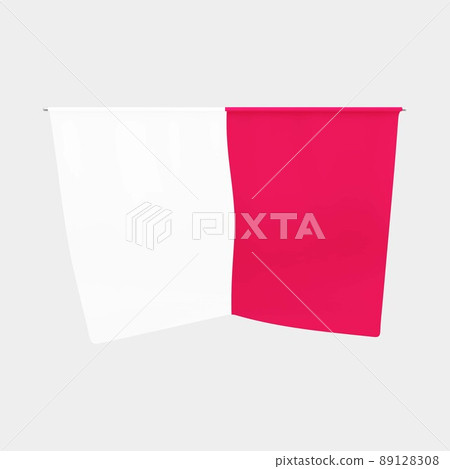 Polish gobelin or pennant. Poland national waving tapestry pennon, tapestrie and flag. Polish gobelin or pennant. Poland national waving tapestry pennon, tapestrie and flag. 89128308