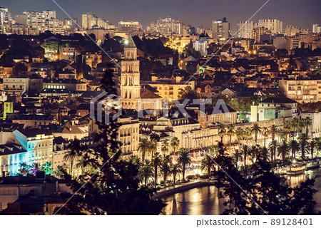 Split at night, Croatia Split at night, Croatia 89128401