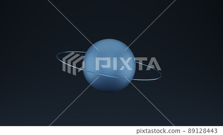 planet in space, 3d render planet in space, 3d render 89128443
