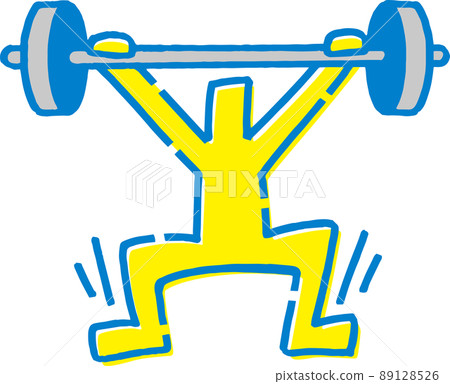 手繪火柴人舉重 手繪火柴人舉重 89128526